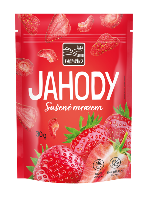 FARMLAND Jahody mrazom sušené 30 g - Klas