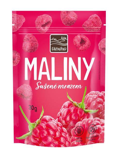 FARMLAND Maliny mrazom sušené 30 g - Klas