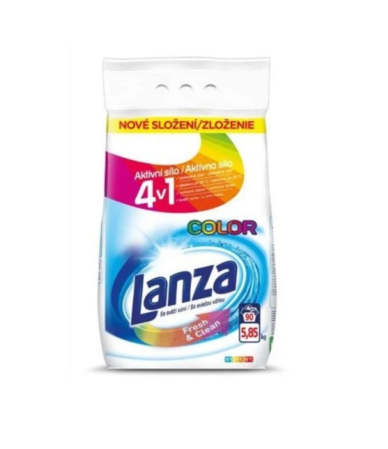 Lanza Fresh & Clean Color prášok na pranie 90 praní 5,85 kg - Klas