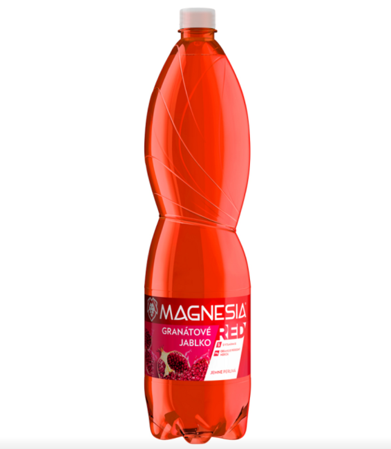 Magnesia Red Minerálna voda s príchuťou granátové jablko sýtená 1,5 l - Klas