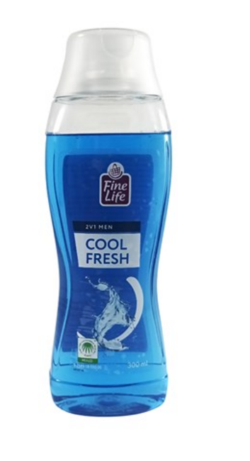 Fine life sprchový gél MEN 2v1 Cool fresh 300 ml - Klas
