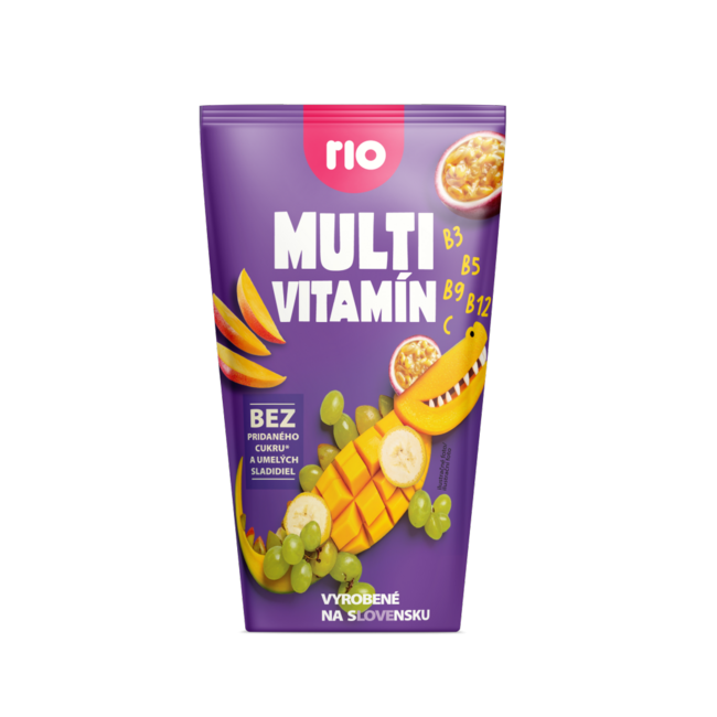Rio Multivitamín ovocný nápoj 200 ml - Klas