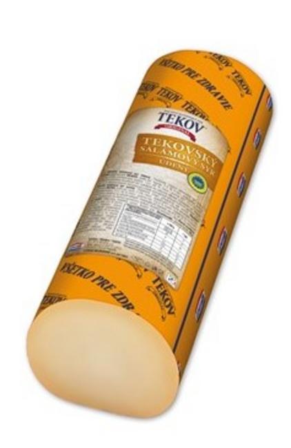 Tekovský syr salámový údený 45% 1 kg - Klas
