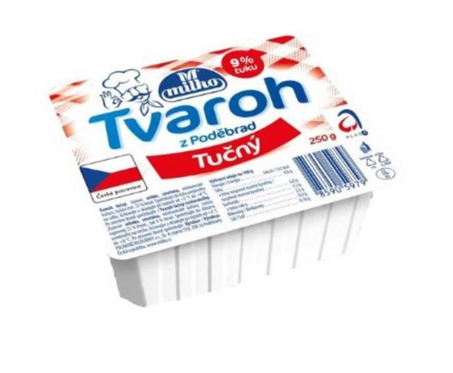 Milko tvaroh jemný tučný 250 g - Klas