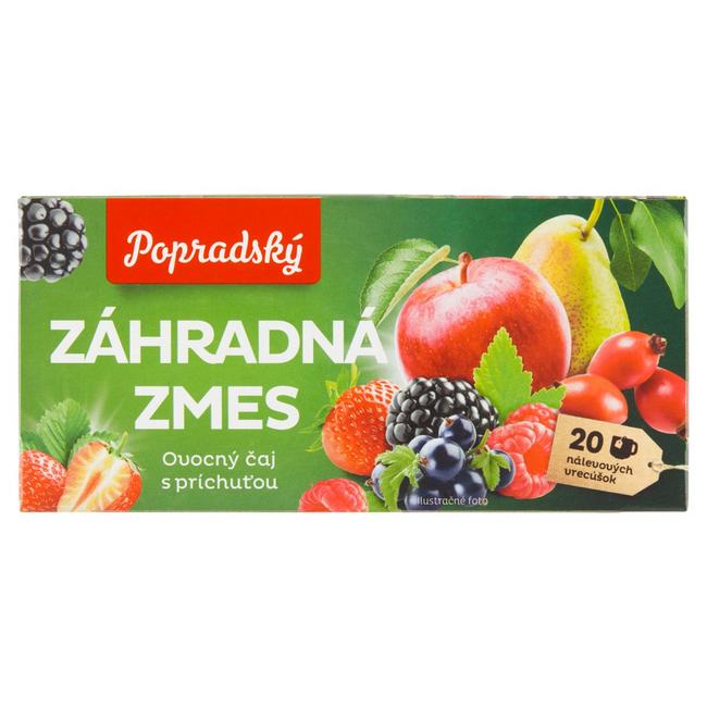 Popradský čaj ovocný záhradná zmes 20 x 2 g - Klas