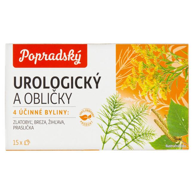 Popradský čaj bylinný urologický a obličky 15 x 1,5 g - Klas