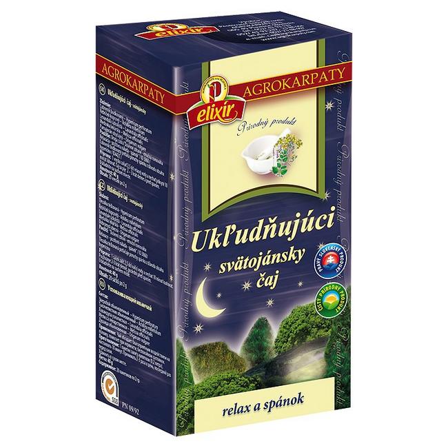 Agrokarpaty Elixír čaj svätojánsky ukľudnujúci 20 x 2 g - Klas