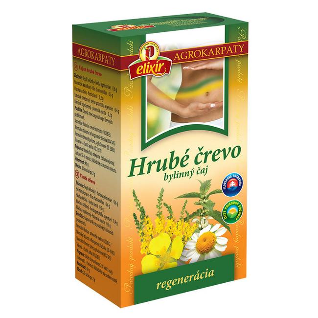 Agrokarpaty Elixír čaj bylinný na hrubé črevo 40 g - Klas