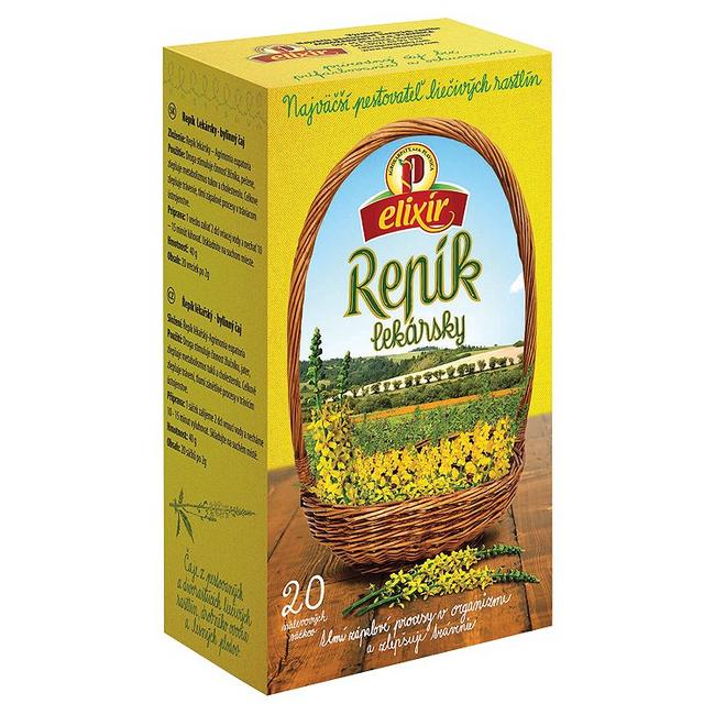Agrokarpaty Elixír čaj bylinný repík lekársky 20 x 2 g - Klas