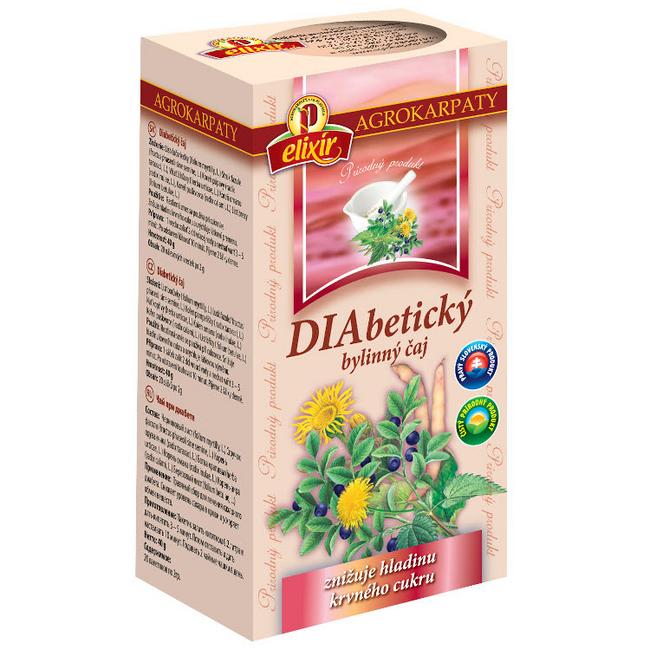 Agrokarpaty Elixír čaj diabetický 40 g - Klas