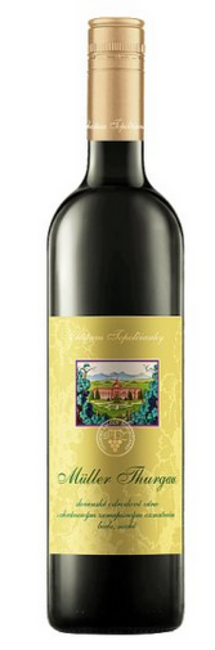 Topoľčianky Muller Thurgau biele víno 1 l - Klas