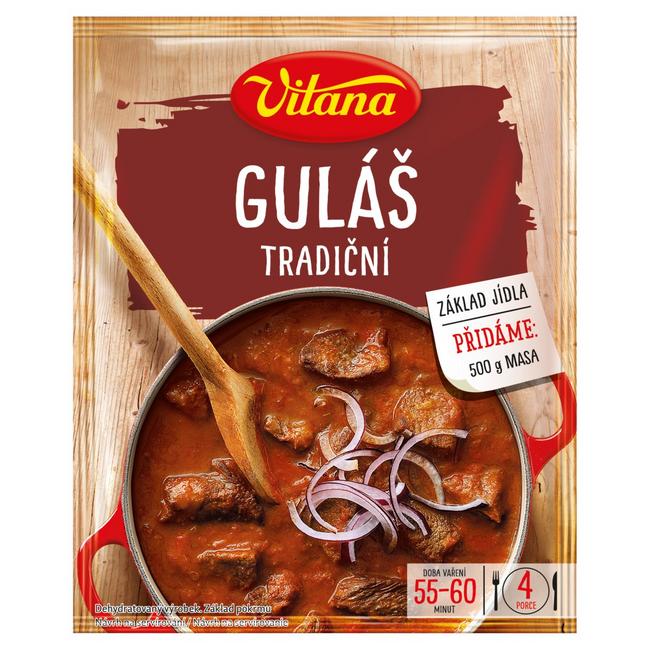 Vitana Poctivá kuchyňa Guláš tradičný základ pokrmu 60 g - Klas