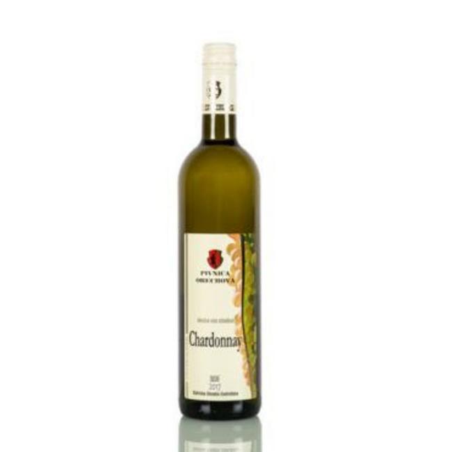 Pivnica Orechová Chardonnay víno biele polosuché 0,75 l - Klas