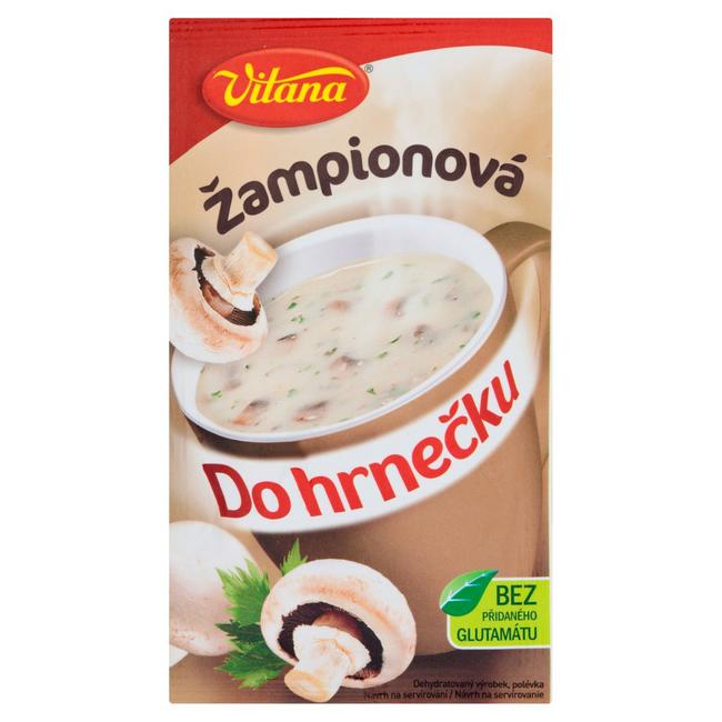 Vitana Do hrnečku Šampiónová instantná polievka 21 g - Klas