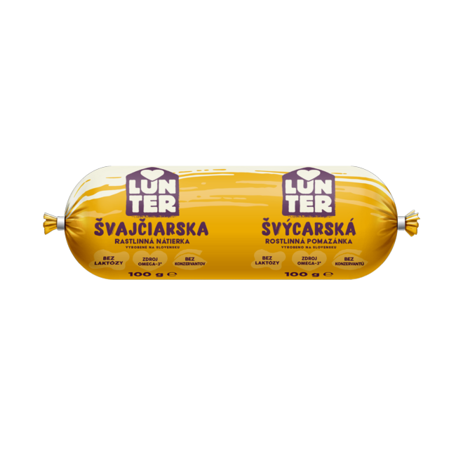 Lunter švajčiarska rastlinná nátierka 100 g - Klas