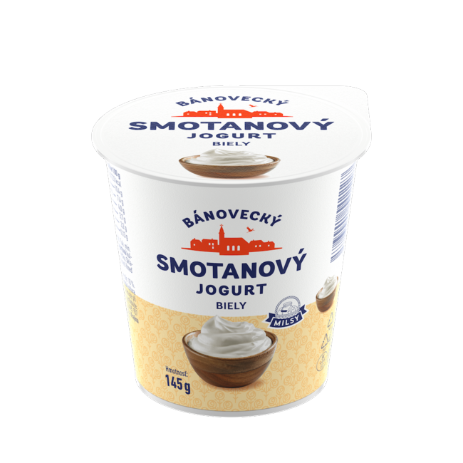 Milsy Bánovecký smotanový jogurt biely 145 g - Klas