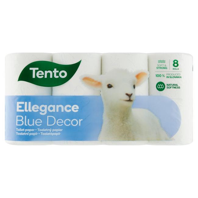 Tento Ellegance Blue Decor toaletný papier 8 ks - Klas