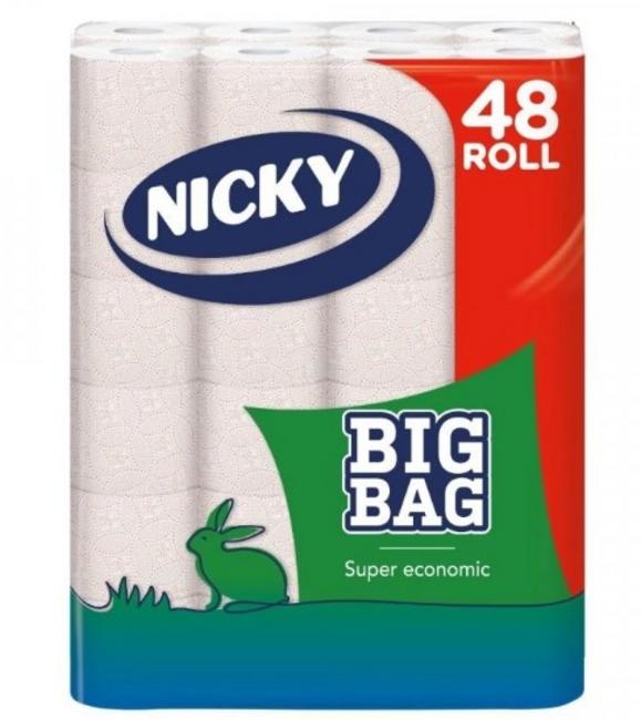 Nicky Big Bag toaletný papier 48ks 2-vrstvový - Klas