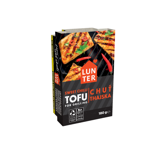 Lunter Tofu na gril s príchuťou sweet chilli 180 g - Klas