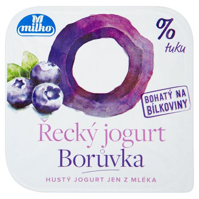 Milko Grécky jogurt čučoriedka 140 g - Klas