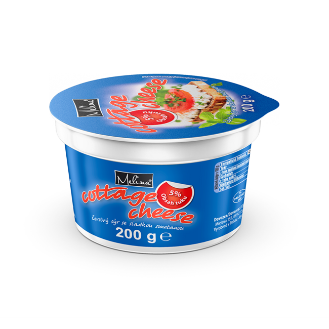 Melina cottage cheese 5% 200 g - Klas
