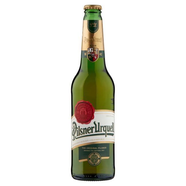 Pilsner Urquell Svetlý ležiak 12% fľaša 500 ml - Klas