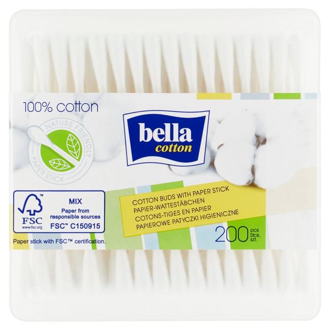 Bella Cotton Vatové tyčinky 200 ks - Klas