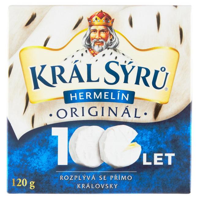 Král Sýrů Hermelín originál 120 g - Klas