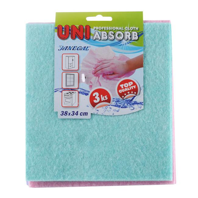 Janegal Univerzálna utierka 3 ks  38 x 34 cm - Klas