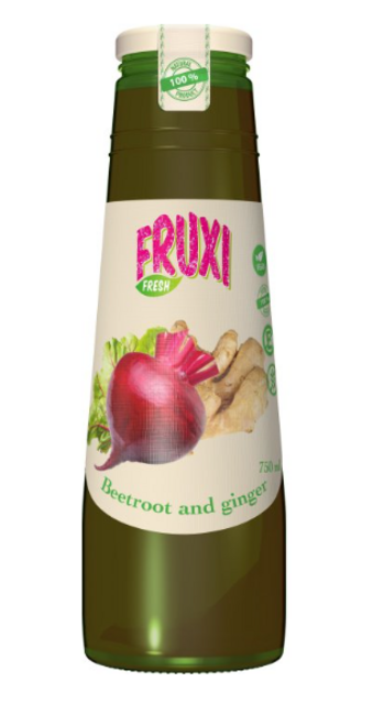 FRUXI fresh cvikla - zázvor 100% šťava 750 ml - Klas