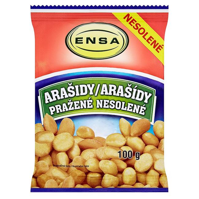 Dr. Ensa Arašidy pražené nesolené 100 g - Klas