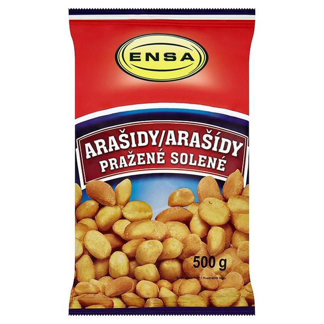 Dr. Ensa Arašidy pražené solené 500 g - Klas