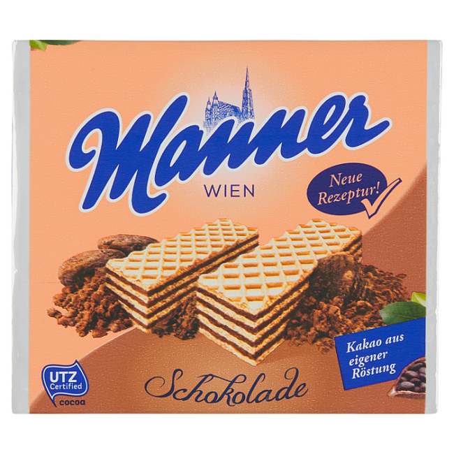 Manner Oblátky s čokoládovou náplňou 75 g - Klas