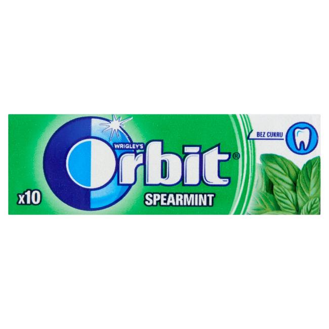 Wrigleys Orbit Spearmint žuvačka bez cukru 14 g - Klas