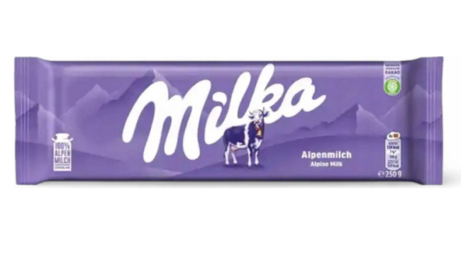 Milka Mliečna čokoláda z alpského mlieka 250g - Klas