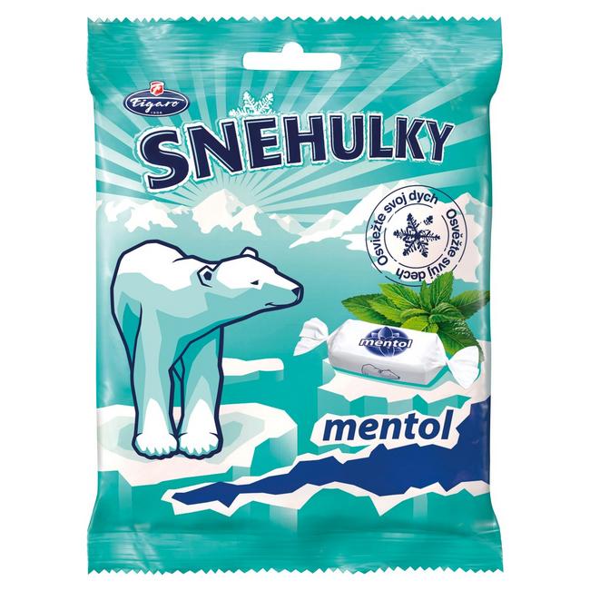 Figaro Snehulky Mentolovo-eukalyptové karamely 90 g - Klas