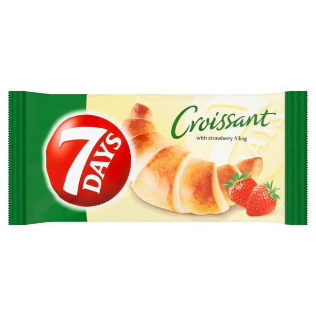 7 Days Croissant s jahodovou náplňou 60 g - Klas