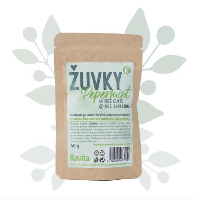 Ravita Žuvky Pepermint 40g - Klas