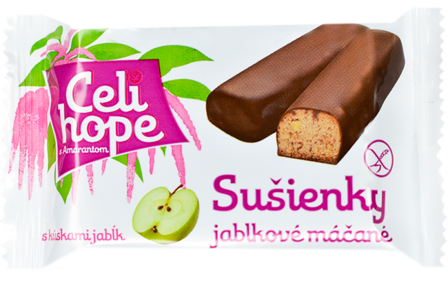 Celihope sušienky jablkové máčané 50g - Klas