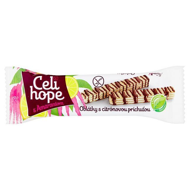 Celi Hope Oblátka s citrónovou príchuťou s amarantom 25 g - Klas