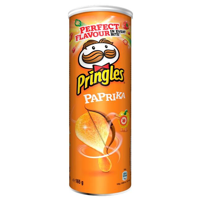 Pringles Snack s príchuťou papriky 165 g - Klas