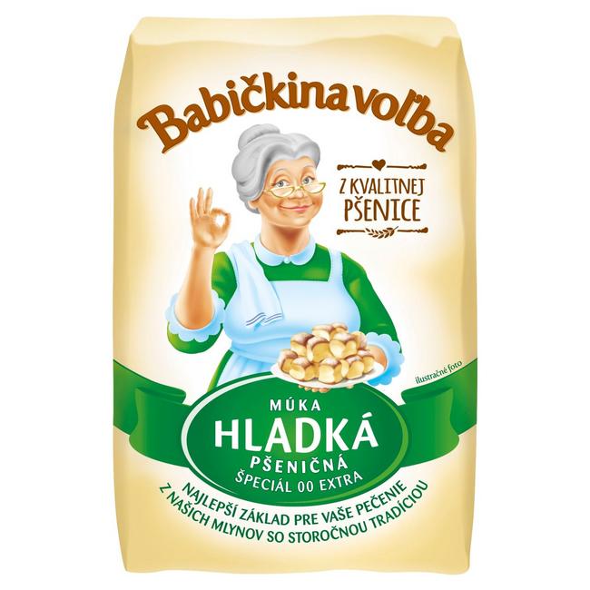 Babičkina Voľba Múka hladká pšeničná 1 kg - Klas