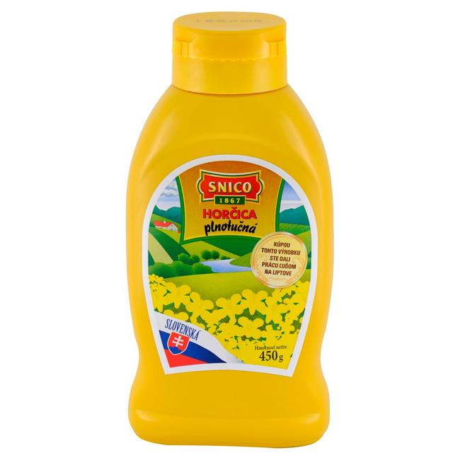 Snico Horčica plnotučná 450 g - Klas