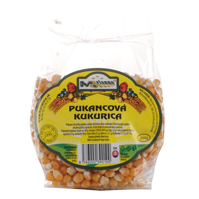 Marianna Popcornová Pukancová Kukurica 200 g - Klas