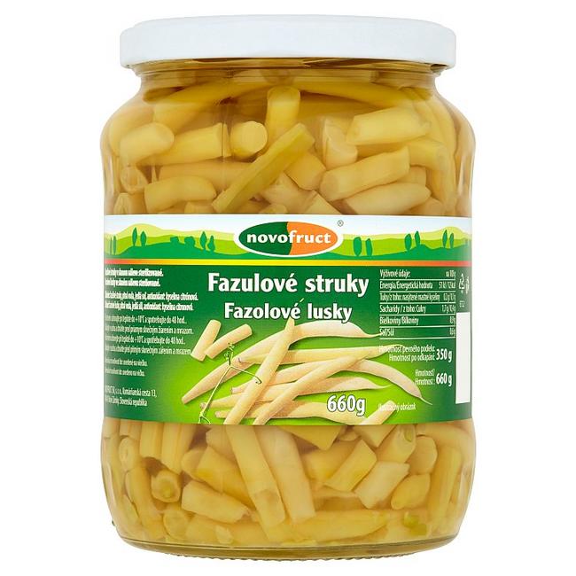 Novofruct Fazuľové struky v slanom náleve 660 g - Klas