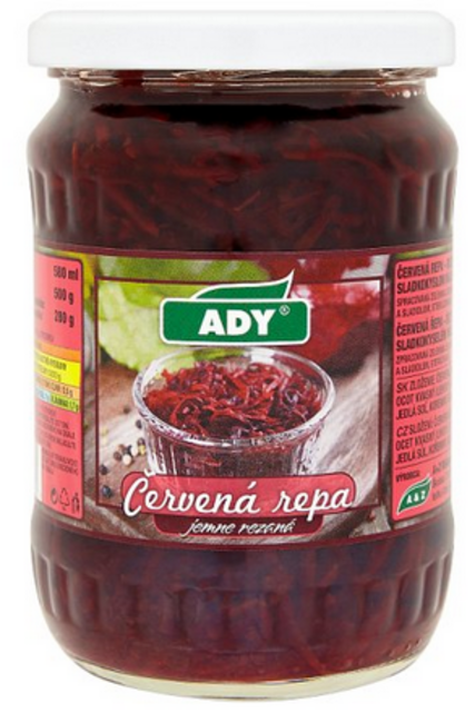 Ady červená repa jemne rezaná 500 g /PP 280g/ - Klas