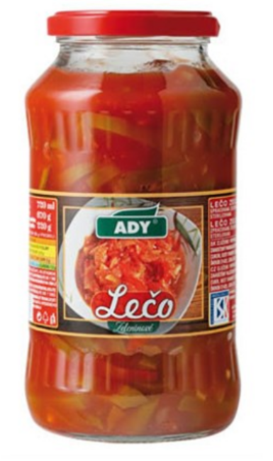 Ady Lečo sterilizované 670 g /PP 220 g/ - Klas
