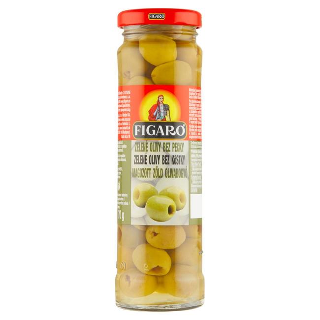 Figaro Zelené olivy bez kôstky 142g pevný podiel 70g - Klas