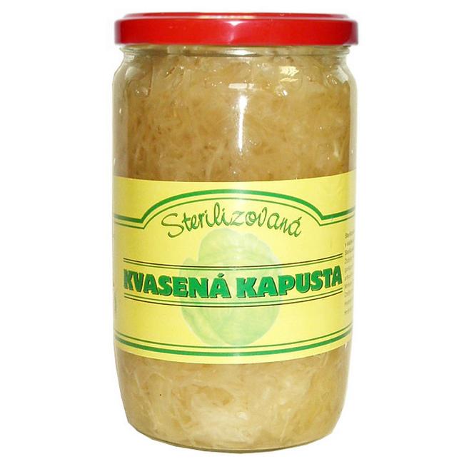 Frucona Sterilizovaná kvasená kapusta v sladkokyslom náleve 640 g - Klas