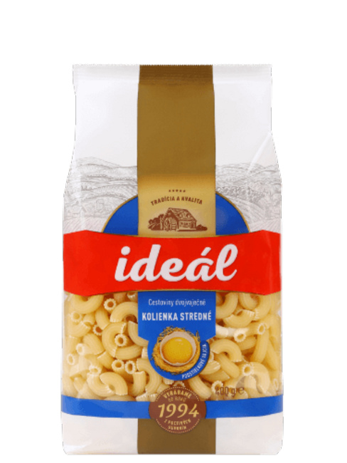 Ideál Cestoviny Vaječné Kolienka stredné 400 g - Klas